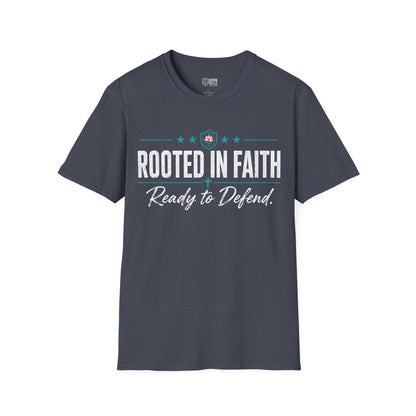 Rooted in Faith Iron Belle Defense Tee