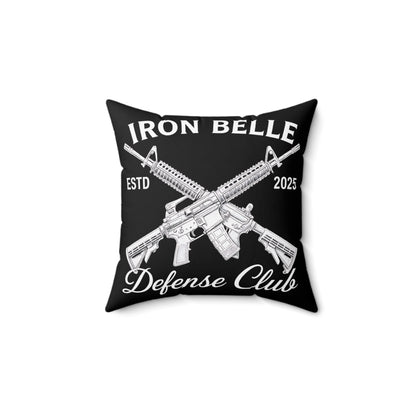 Iron Belle Defense Spun Polyester Square Pillow