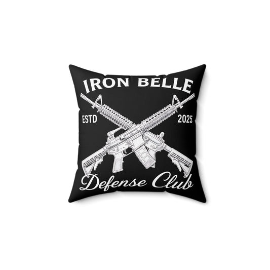 Iron Belle Defense Spun Polyester Square Pillow