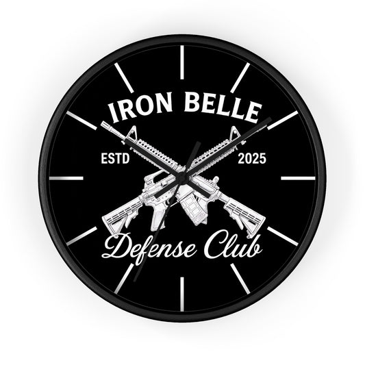 Iron Belle Defense Club Wall Clock