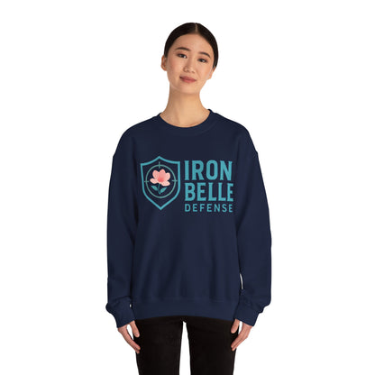 Turquoise Iron Belle Defense Unisex Crewneck Sweatshirt
