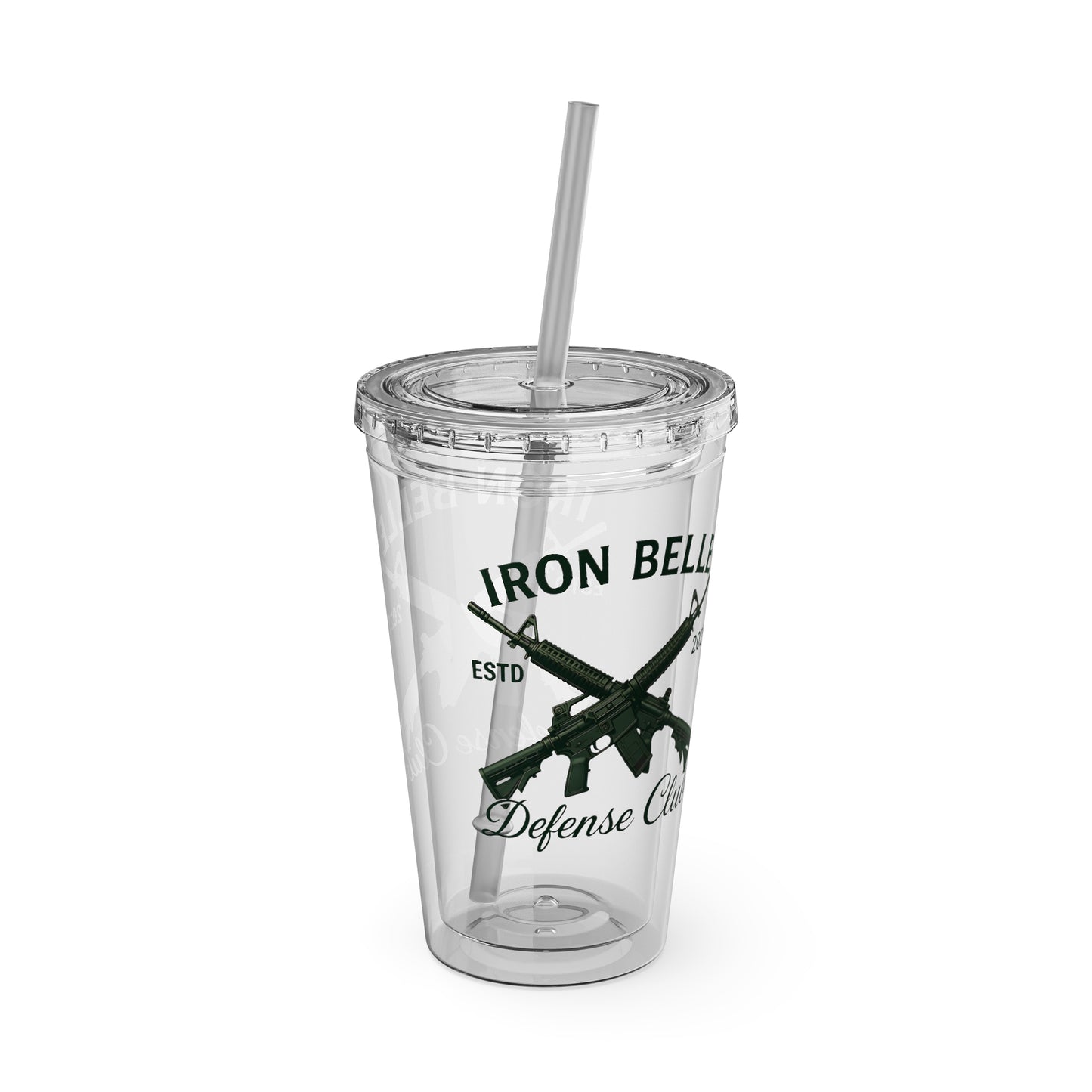 Iron Belle Defense Black Crest Tumbler – 16oz