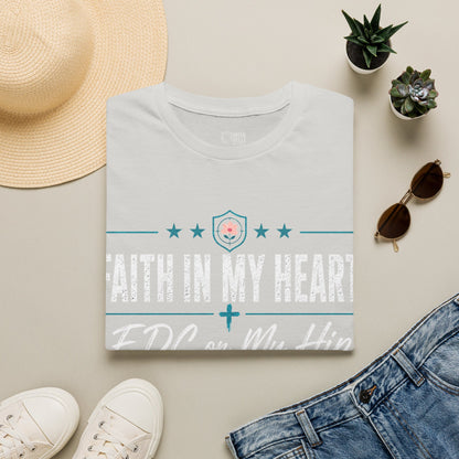 Faith in My Heart EDC on My Hip Tee
