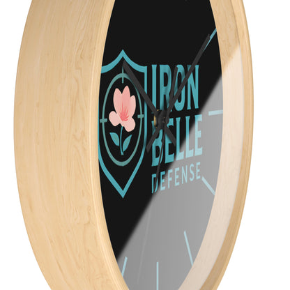 Iron Belle Defense Wall Clock Teal