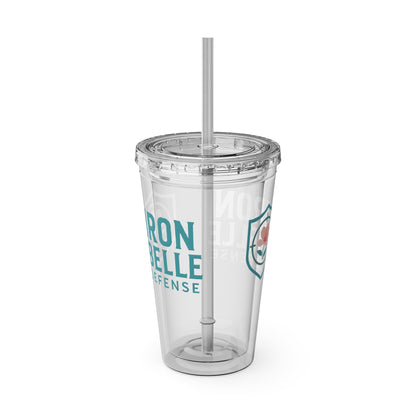 Turquoise Iron Belle Defense Tumbler – 16oz
