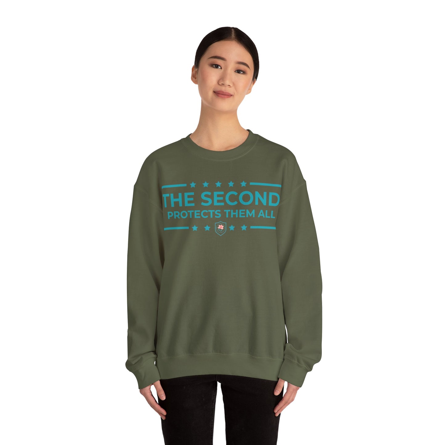 The Second: Protects Them All Iron Belle Defense Unisex Crewneck Sweatshirt