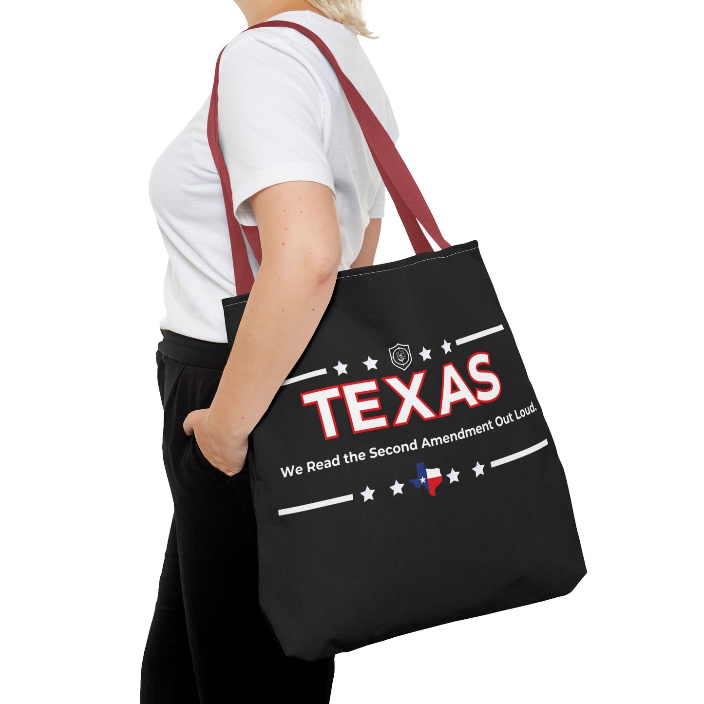 Texas:We Read the 2nd Amendment Out Loud Tote Bag