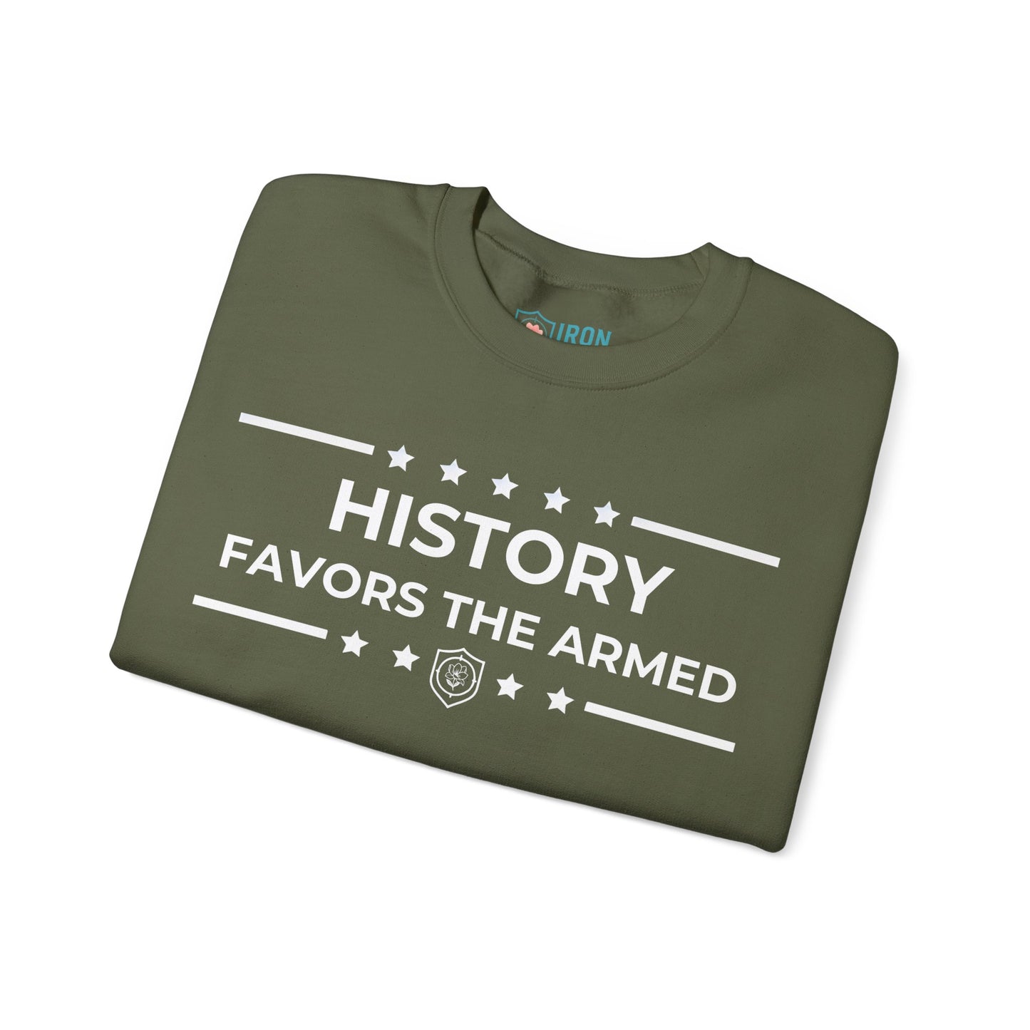 History Favors the Armed Iron Belle Defense Unisex Crewneck Sweatshirt