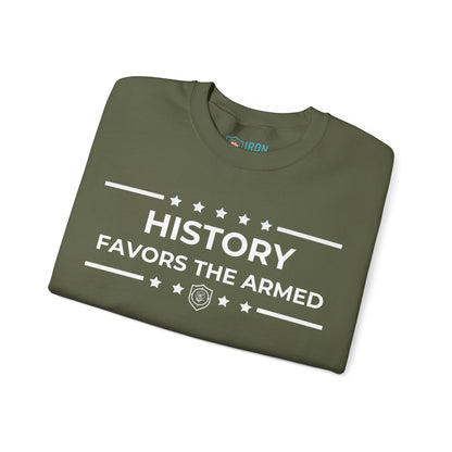 History Favors the Armed Iron Belle Defense Unisex Crewneck Sweatshirt