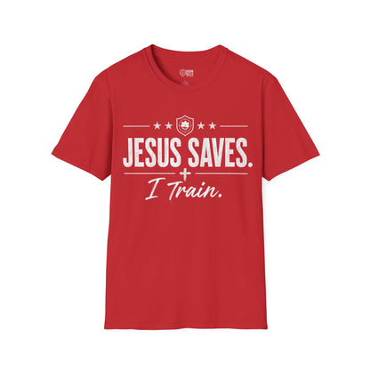 Jesus Saves I Train Tee