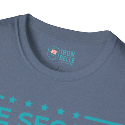 The Second: A Woman’s Equalizer Iron Belle Defense Tee