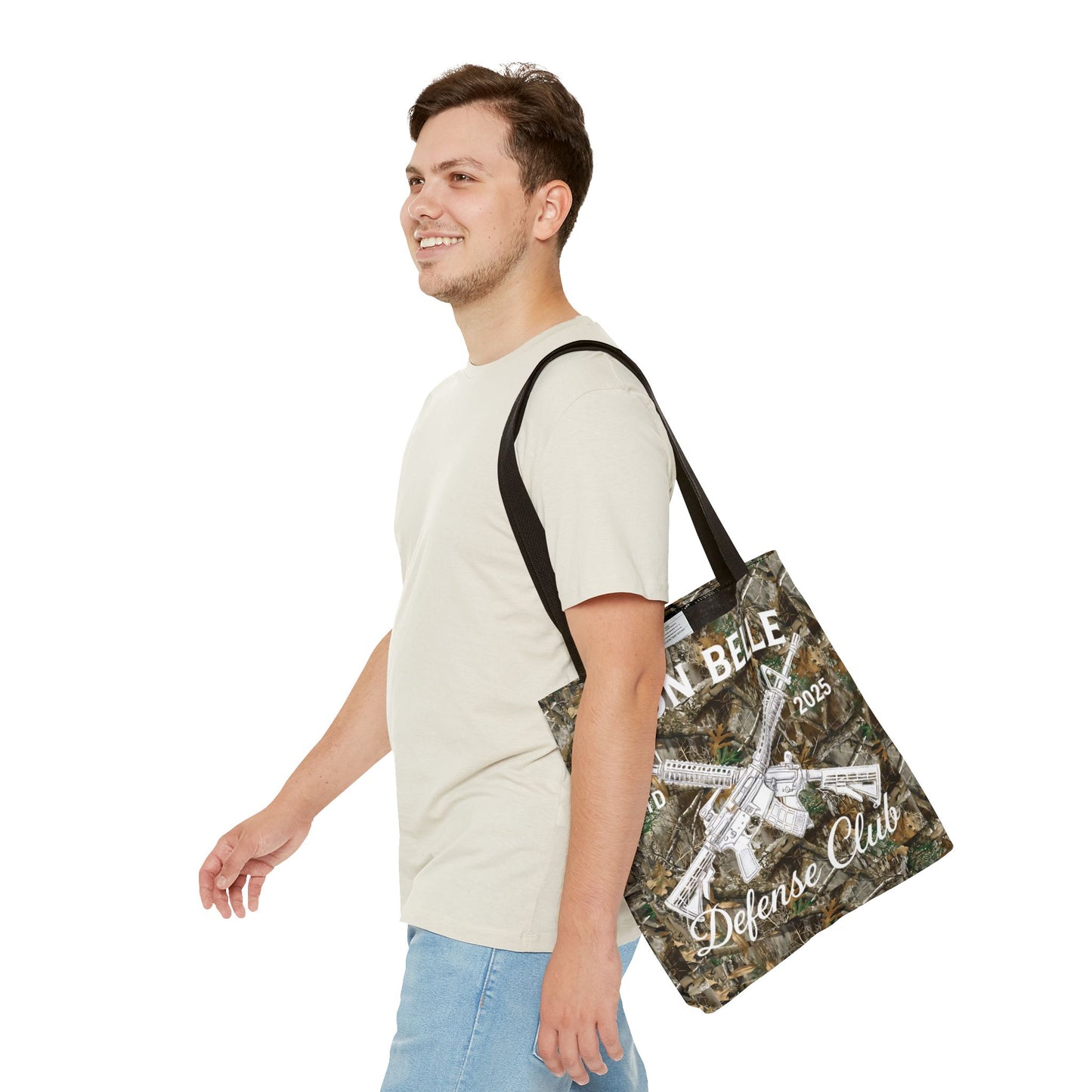 Forest Camo All-Over Print Tote Bag