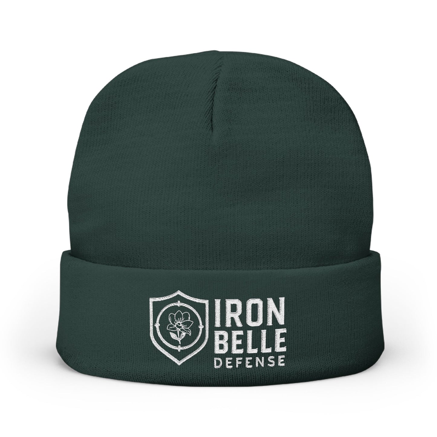 Iron Belle Defense Embroidered Knit Beanie