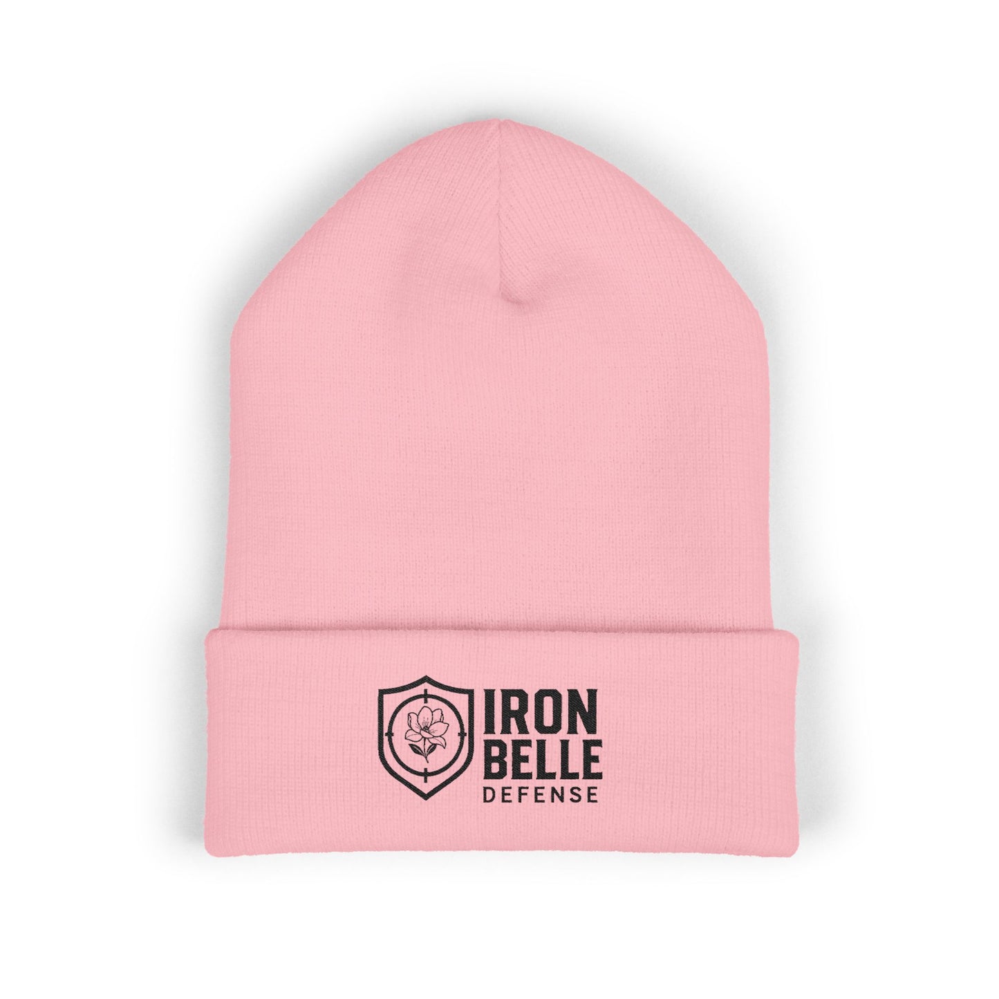 Embroidered Iron Belle Defense Cuffed Beanie