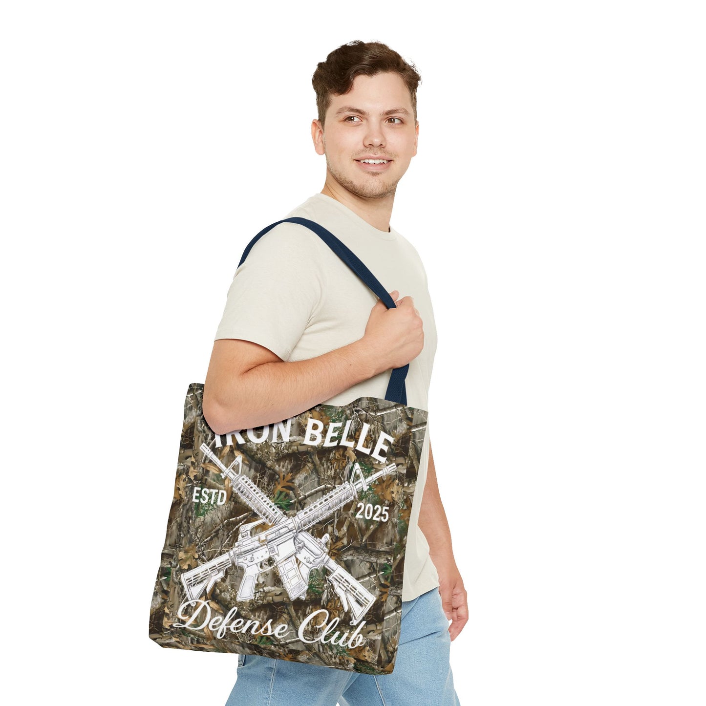 Forest Camo All-Over Print Tote Bag