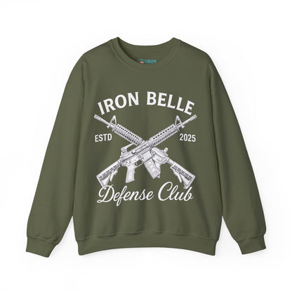 Iron Belle Defense White Crest Unisex Crewneck Sweatshirt