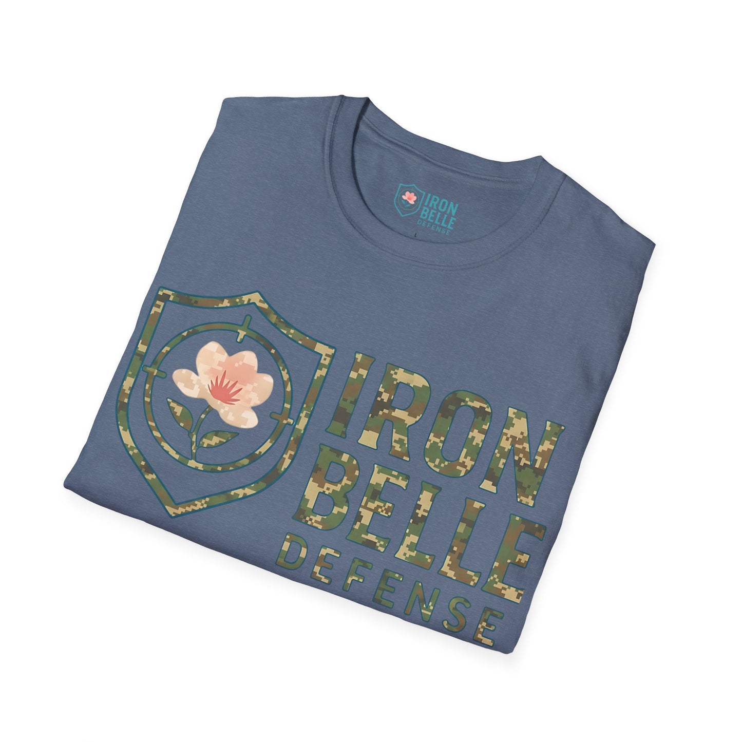 Camo Iron Belle Defense Crest Tee