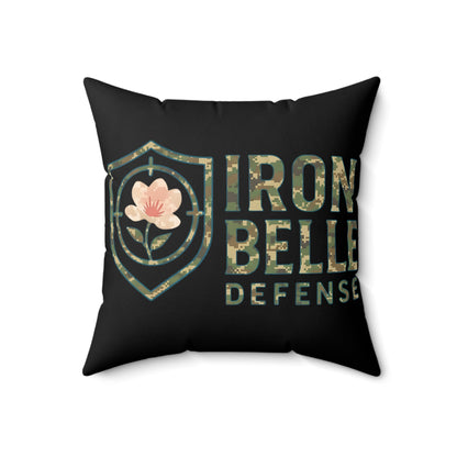 Iron Belle Defense Spun Polyester Square Pillow