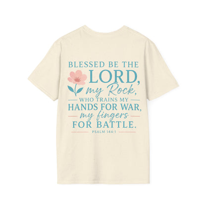 Blessed Be the Lord My Rock Iron Belle Defense Tee