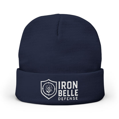 Iron Belle Defense Embroidered Knit Beanie