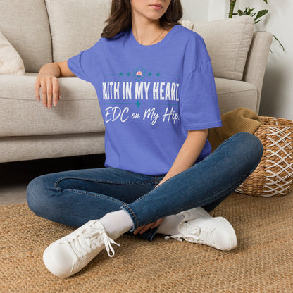 Faith in My Heart EDC on My Hip Tee