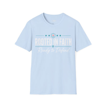 Rooted in Faith Iron Belle Defense Tee