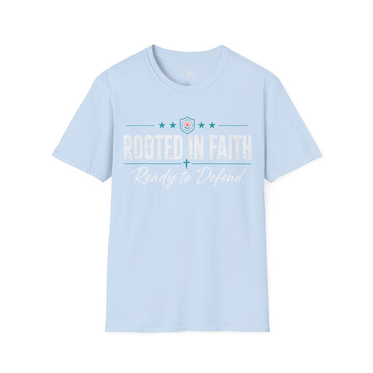 Rooted in Faith Iron Belle Defense Tee