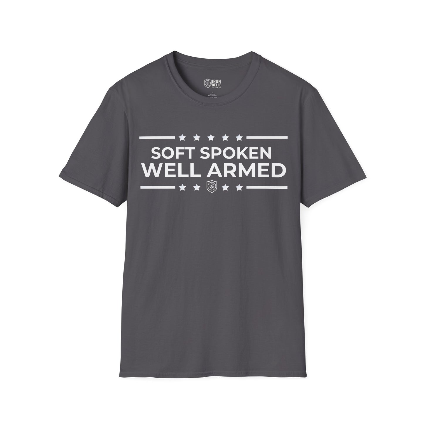 Soft Spoken Well Armed Unisex Softstyle T-Shirt