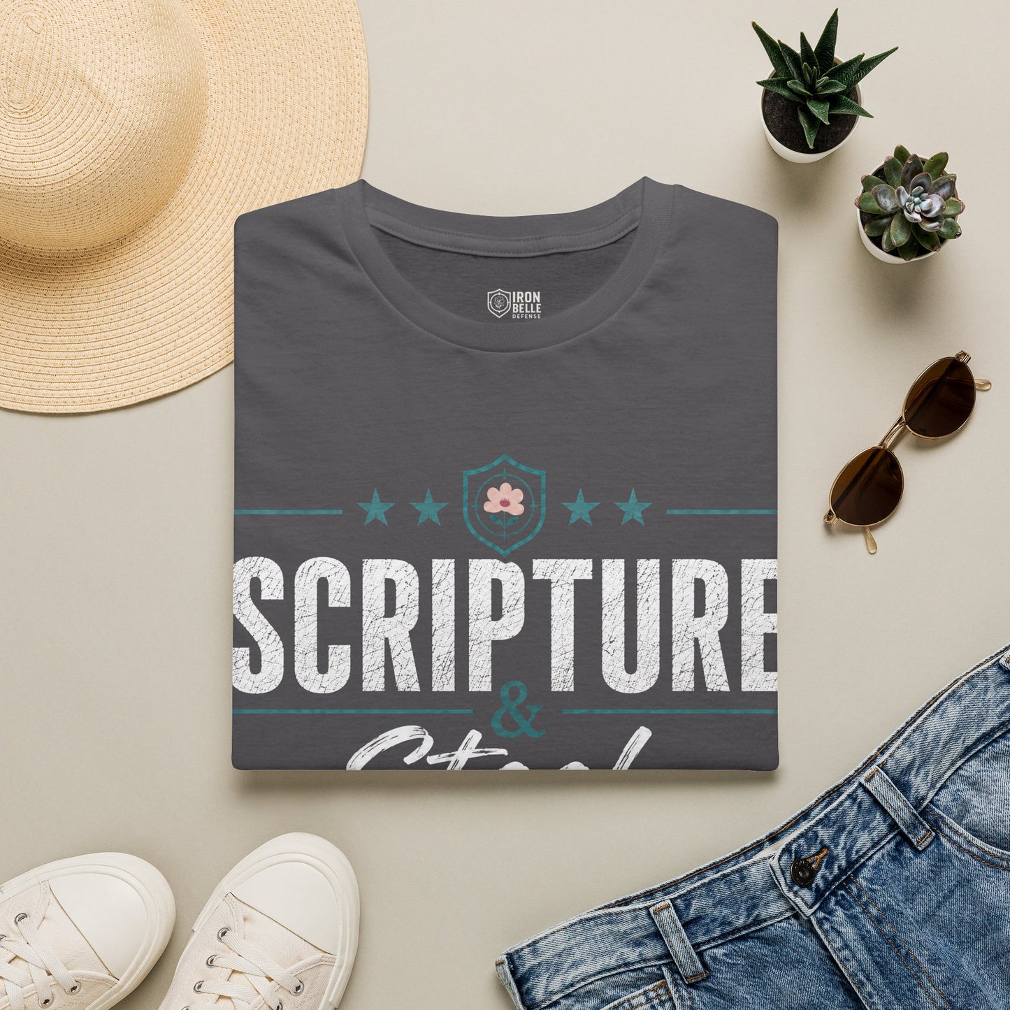 Scripture & Steel Tee