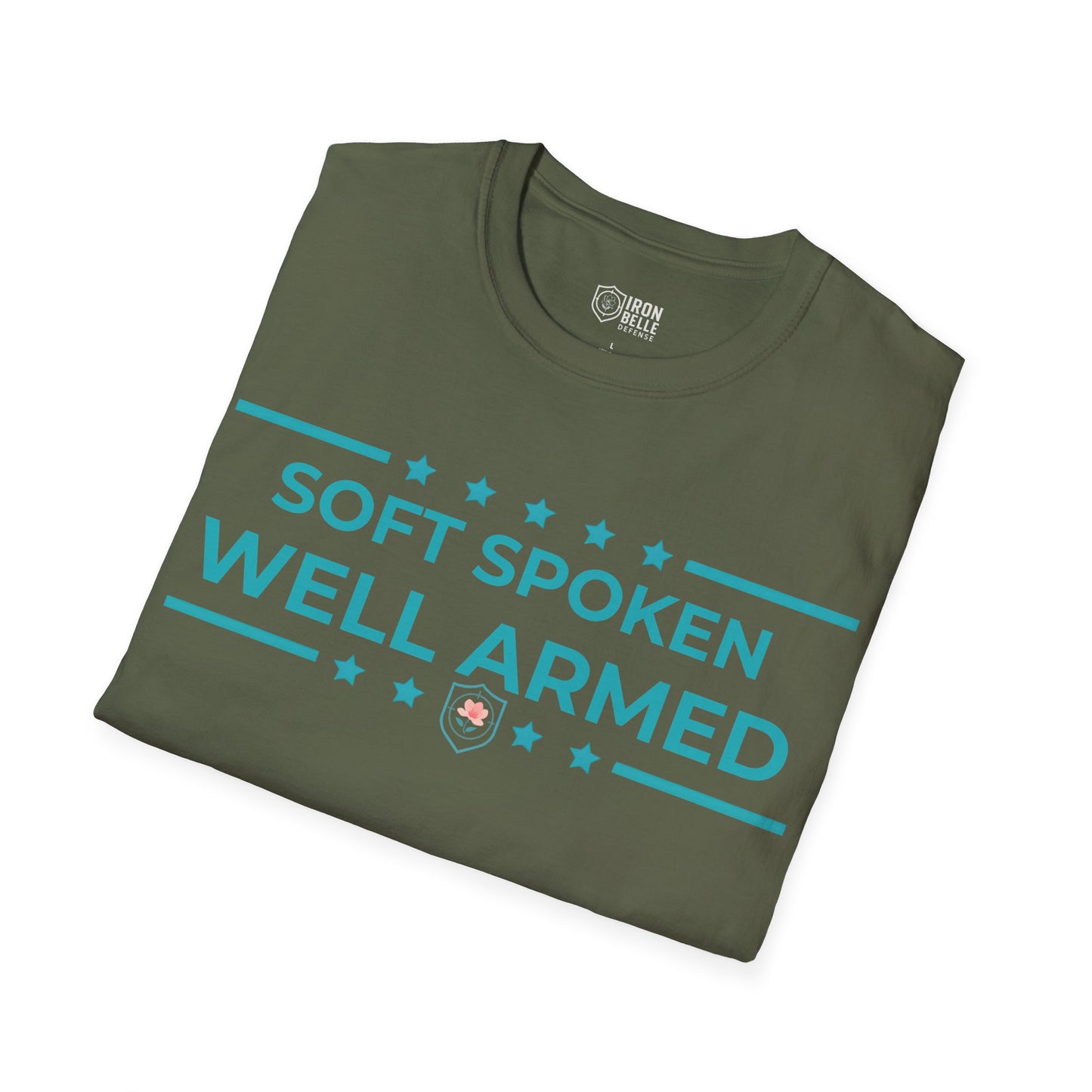 Soft Spoken Well Armed Unisex Softstyle T-Shirt