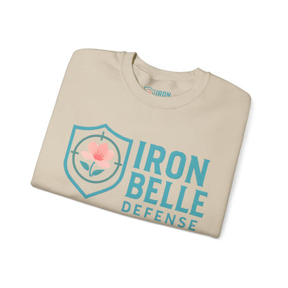 Turquoise Iron Belle Defense Unisex Crewneck Sweatshirt