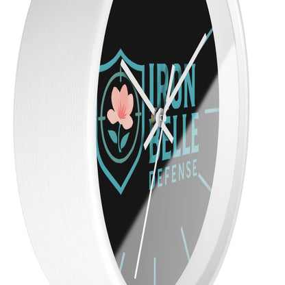 Iron Belle Defense Wall Clock Teal