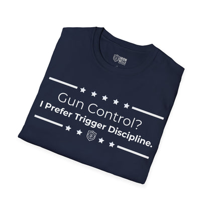 Gun Control? Unisex Softstyle T-Shirt