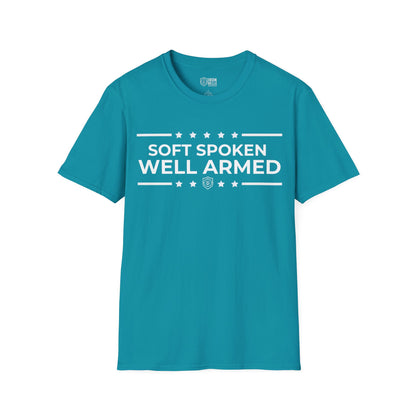 Soft Spoken Well Armed Unisex Softstyle T-Shirt