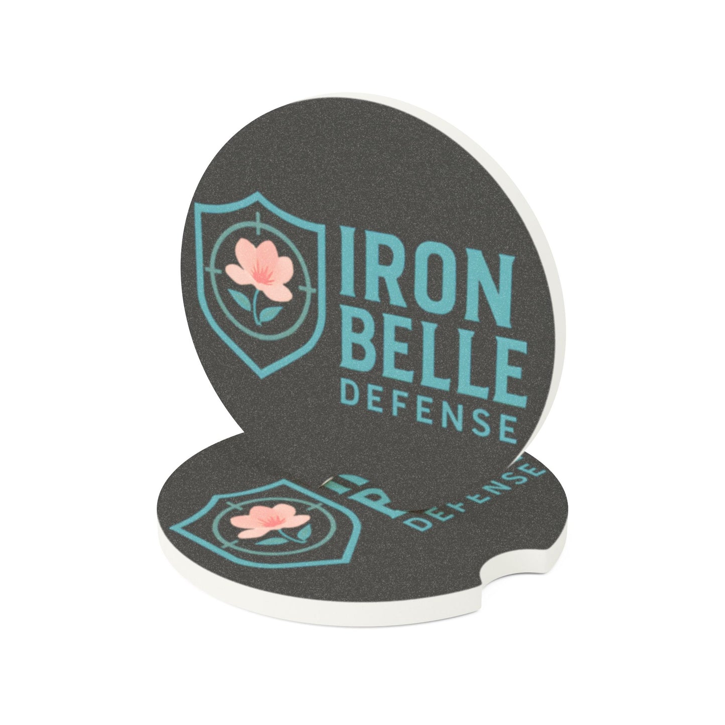 Iron Belle Defense Soapstone Car Coaster