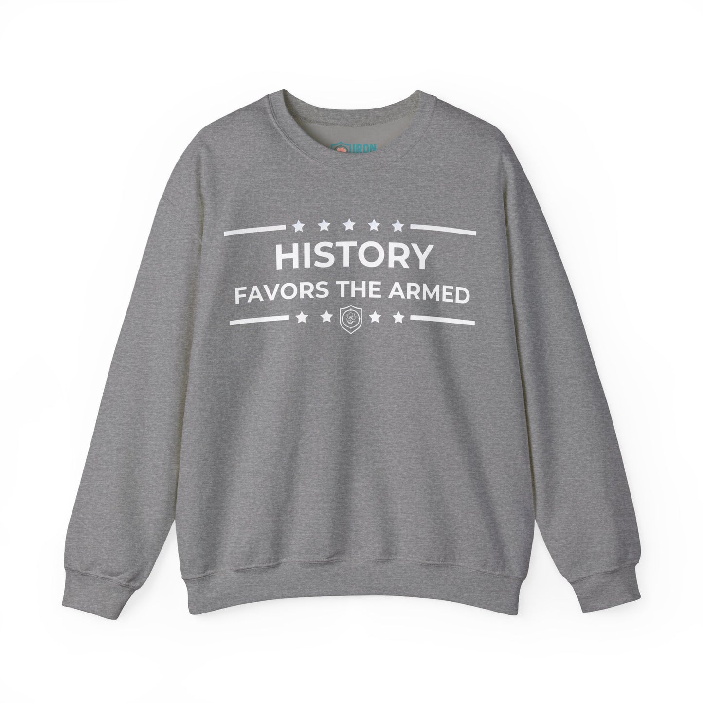 History Favors the Armed Iron Belle Defense Unisex Crewneck Sweatshirt