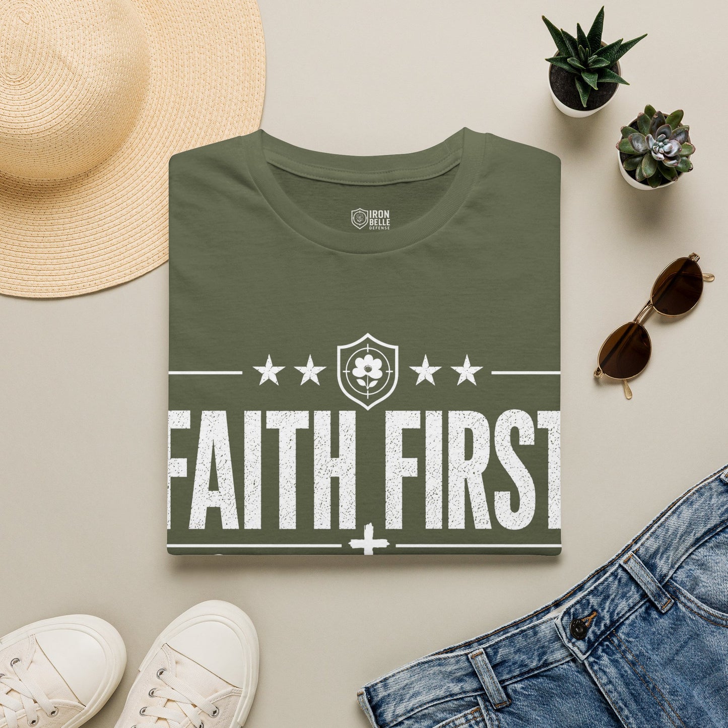 Faith First Glock Second Tee
