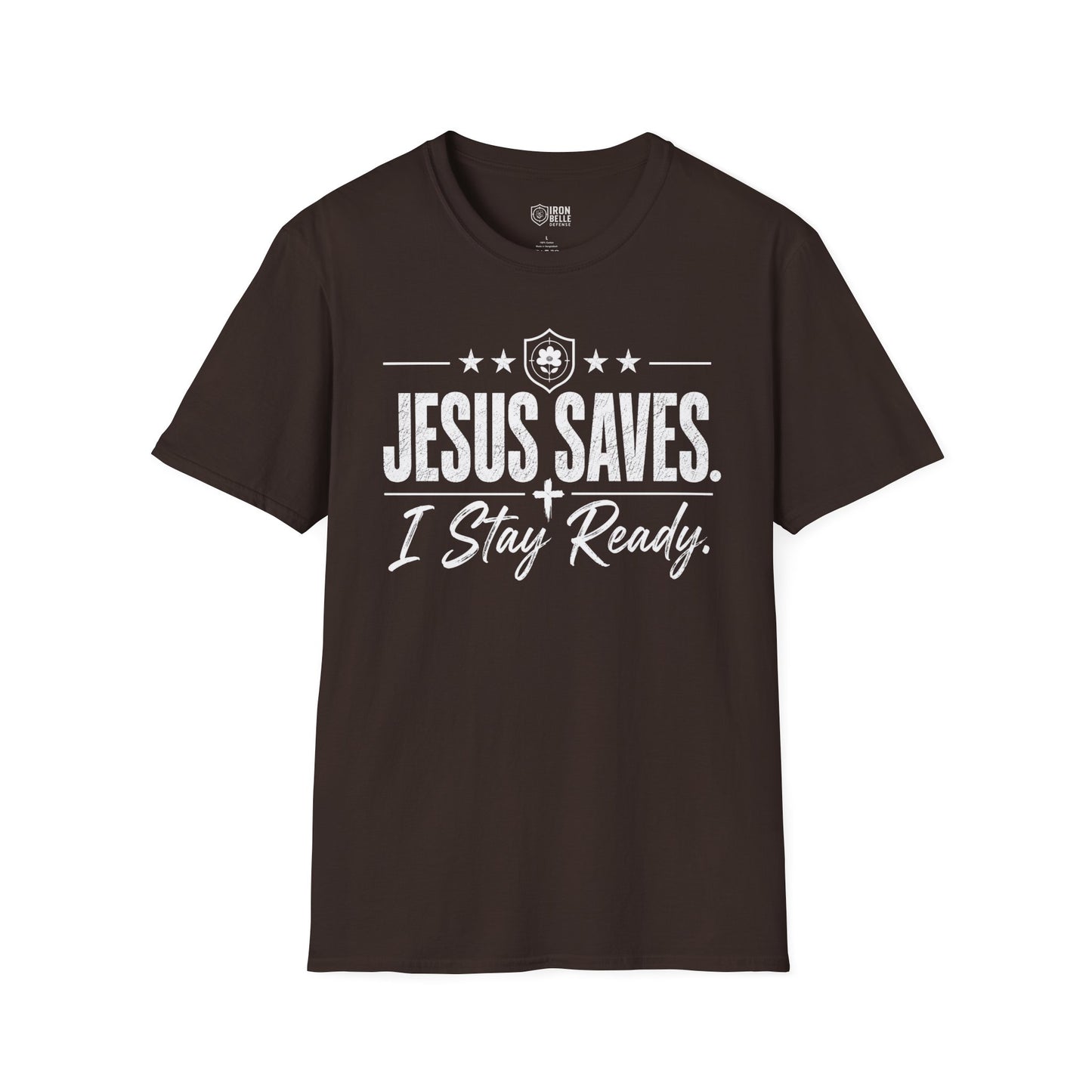 Jesus Saves I Stay Ready Tee