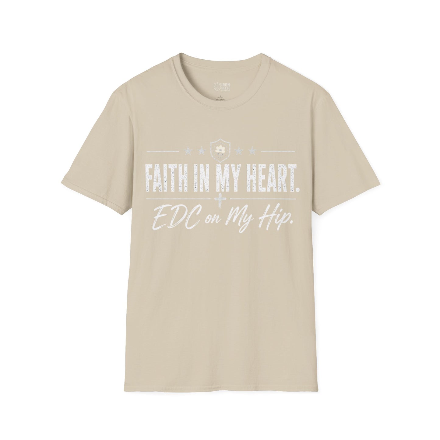 Faith in My Heart EDC on My Hip Tee