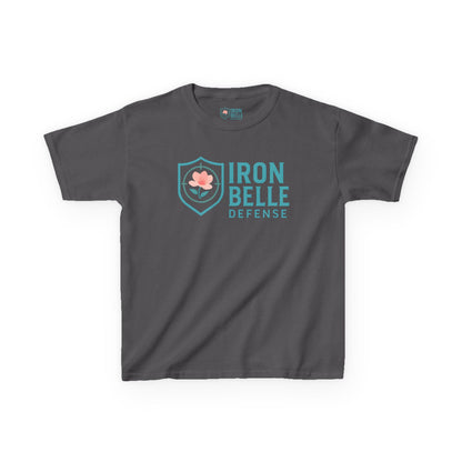 Youth Turquoise Iron Belle Defense Tee