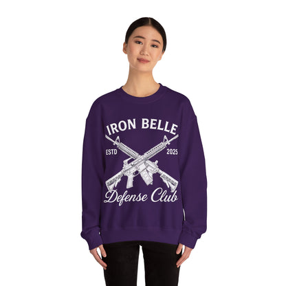 Iron Belle Defense White Crest Unisex Crewneck Sweatshirt