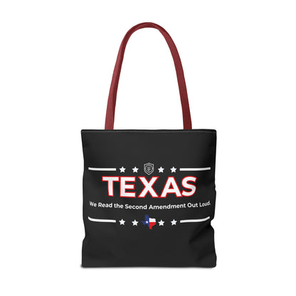 Texas:We Read the 2nd Amendment Out Loud Tote Bag