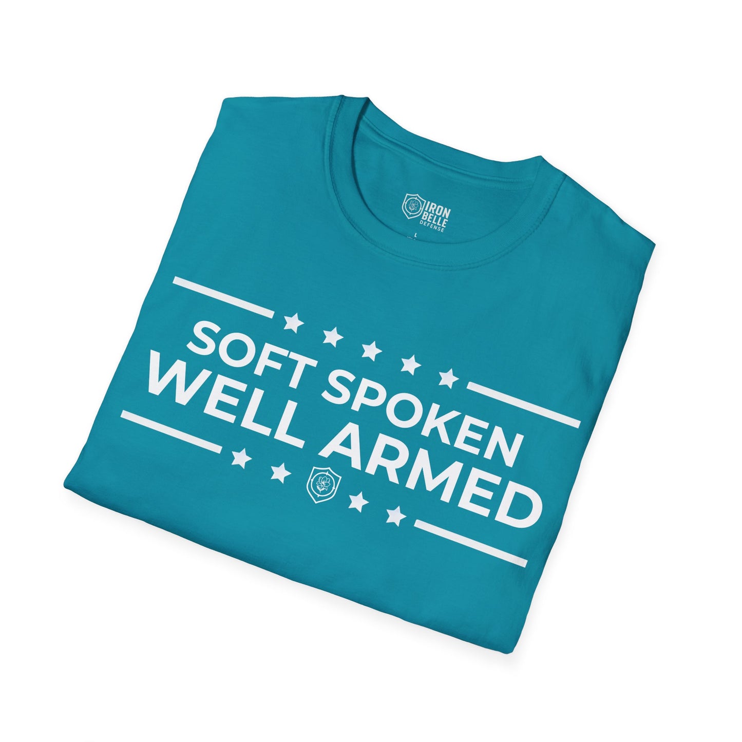 Soft Spoken Well Armed Unisex Softstyle T-Shirt