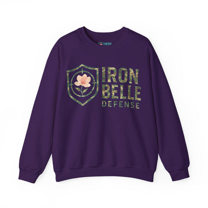 Camo Iron Belle Defense Unisex Crewneck Sweatshirt