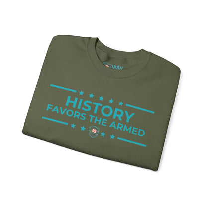 History Favors the Armed Iron Belle Defense Unisex Crewneck Sweatshirt