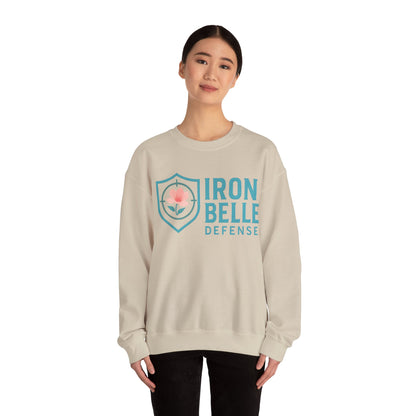Turquoise Iron Belle Defense Unisex Crewneck Sweatshirt