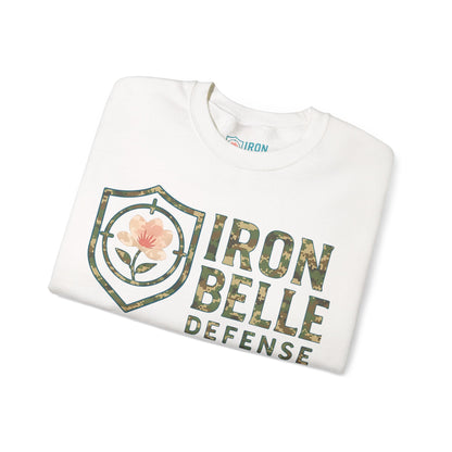 Camo Iron Belle Defense Unisex Crewneck Sweatshirt