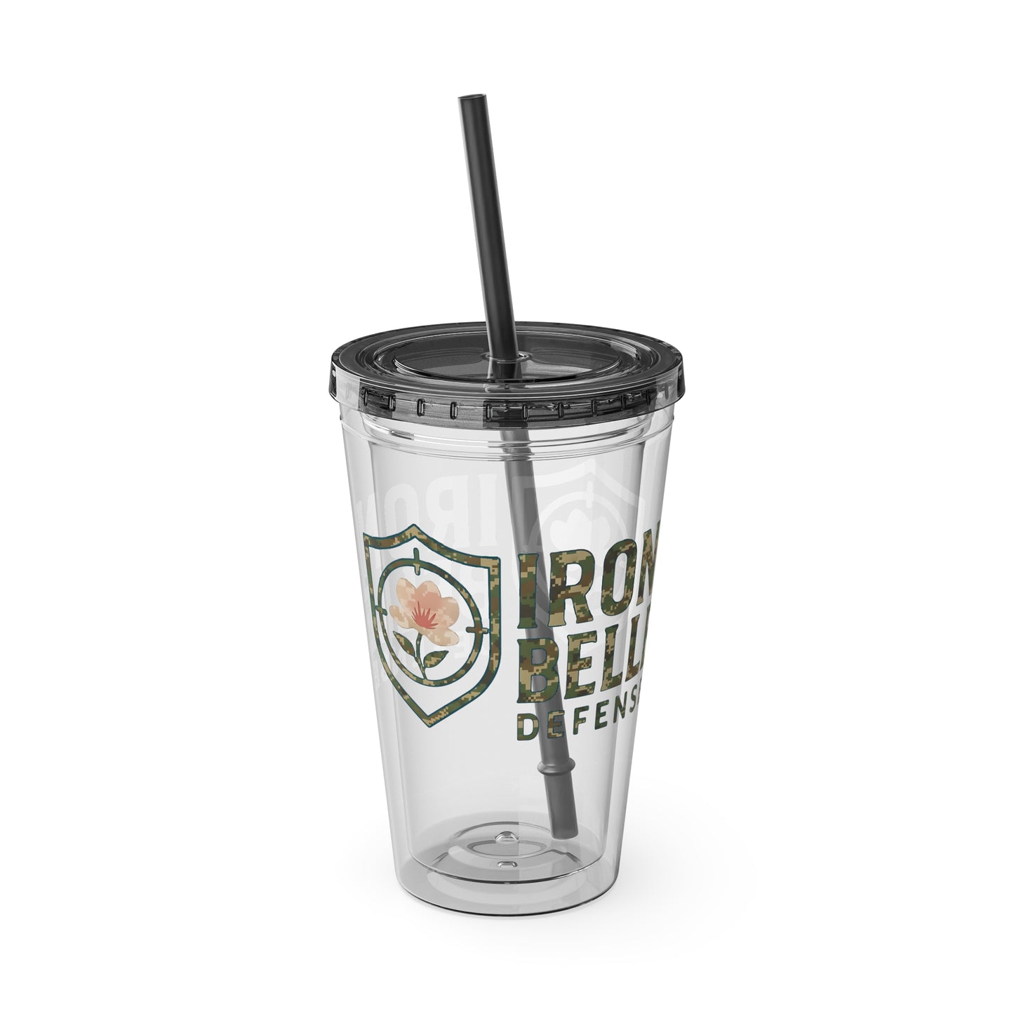 Camo Iron Belle Defense Tumbler – 16oz