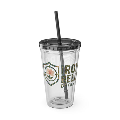 Camo Iron Belle Defense Tumbler – 16oz