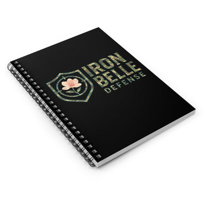 Camo Iron Belle Defense Spiral Notebook